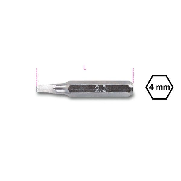 4-mm bits for hexagon head screws