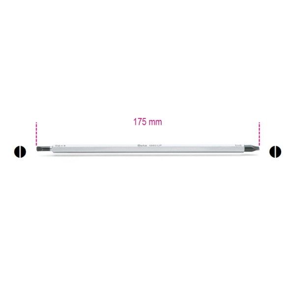 Reversible screwdrivers, slotted head screws